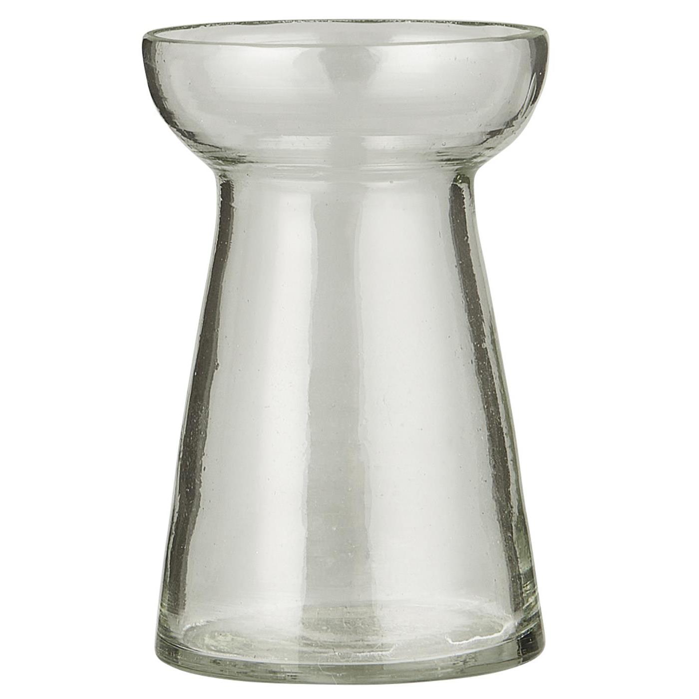 Perlhyazinthenvase, Höhe  8 cm, klares Glas mundgeblasen von IB Laursen   