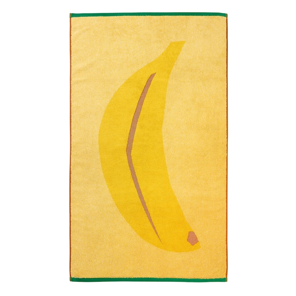 Donna Wilson Handtuch TUTTI FRUTTI, Banane, Frottee, ca. 70 cm x 125 cm