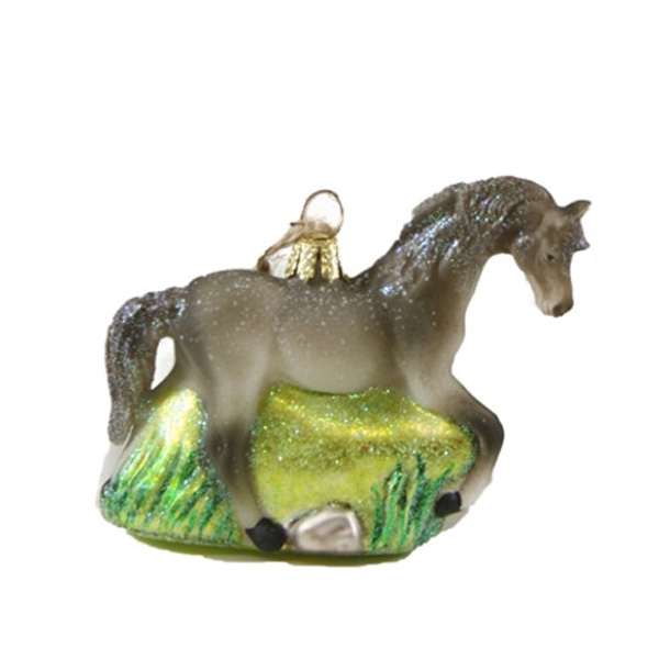 Pferd, grau, Weihnachtskugel Weihnachtskugel Weihnachtsschmuck, Weihnachtskugel, Weihnachtsanhänger  