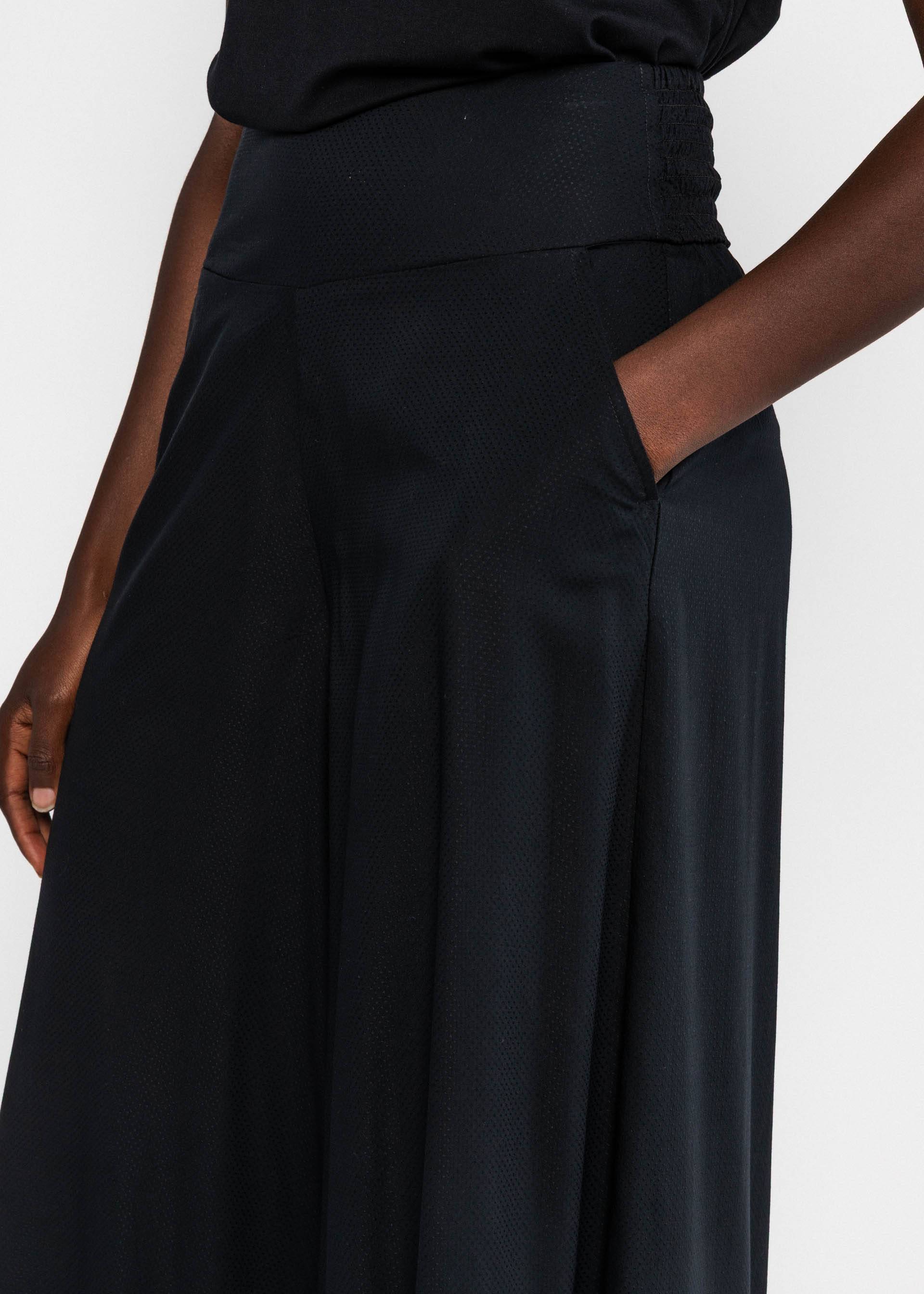 Blutsgeschwister Culotte In Full Bloom - black brush, Hose schwarz