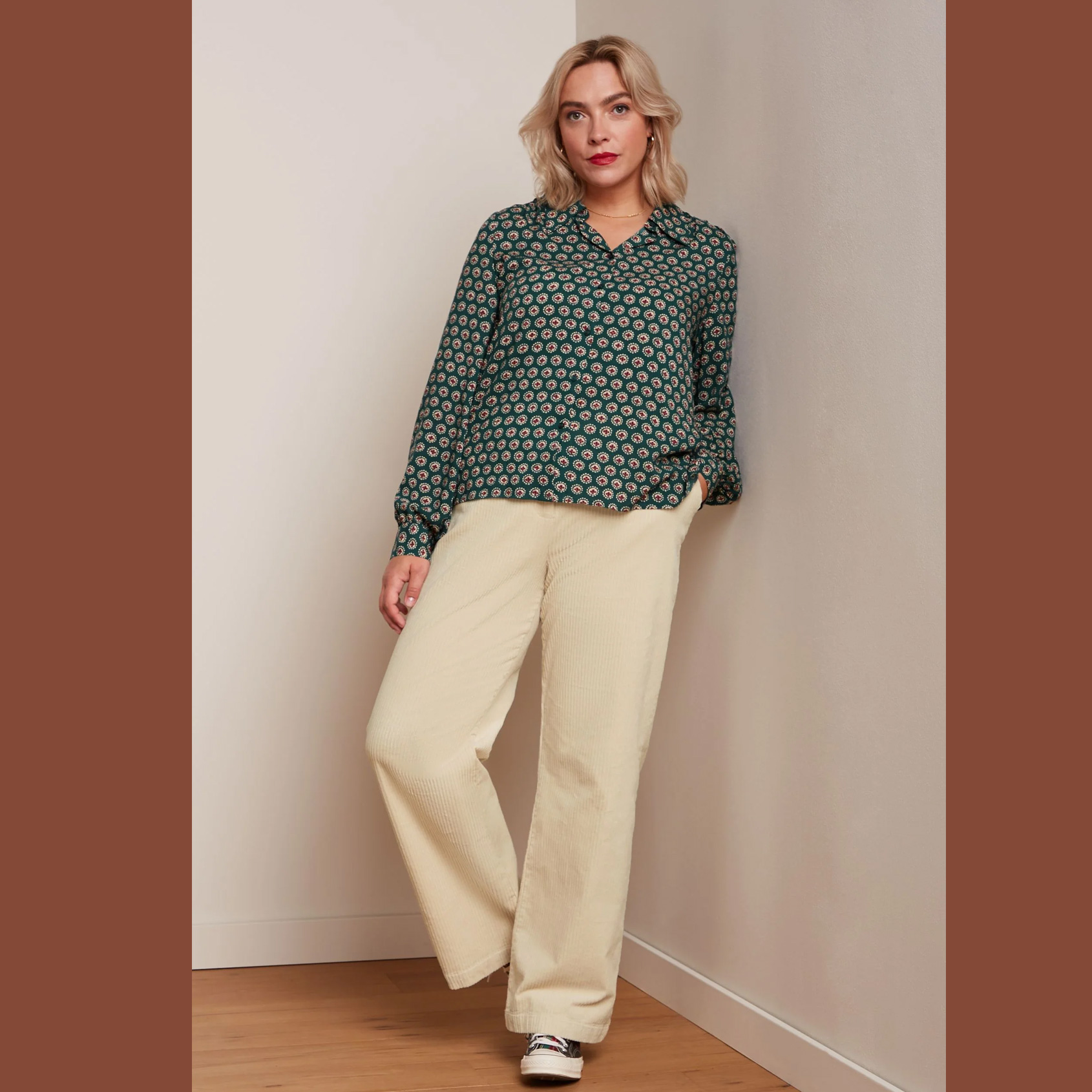 King Louie Marcie Cordhose, Farbe ivory