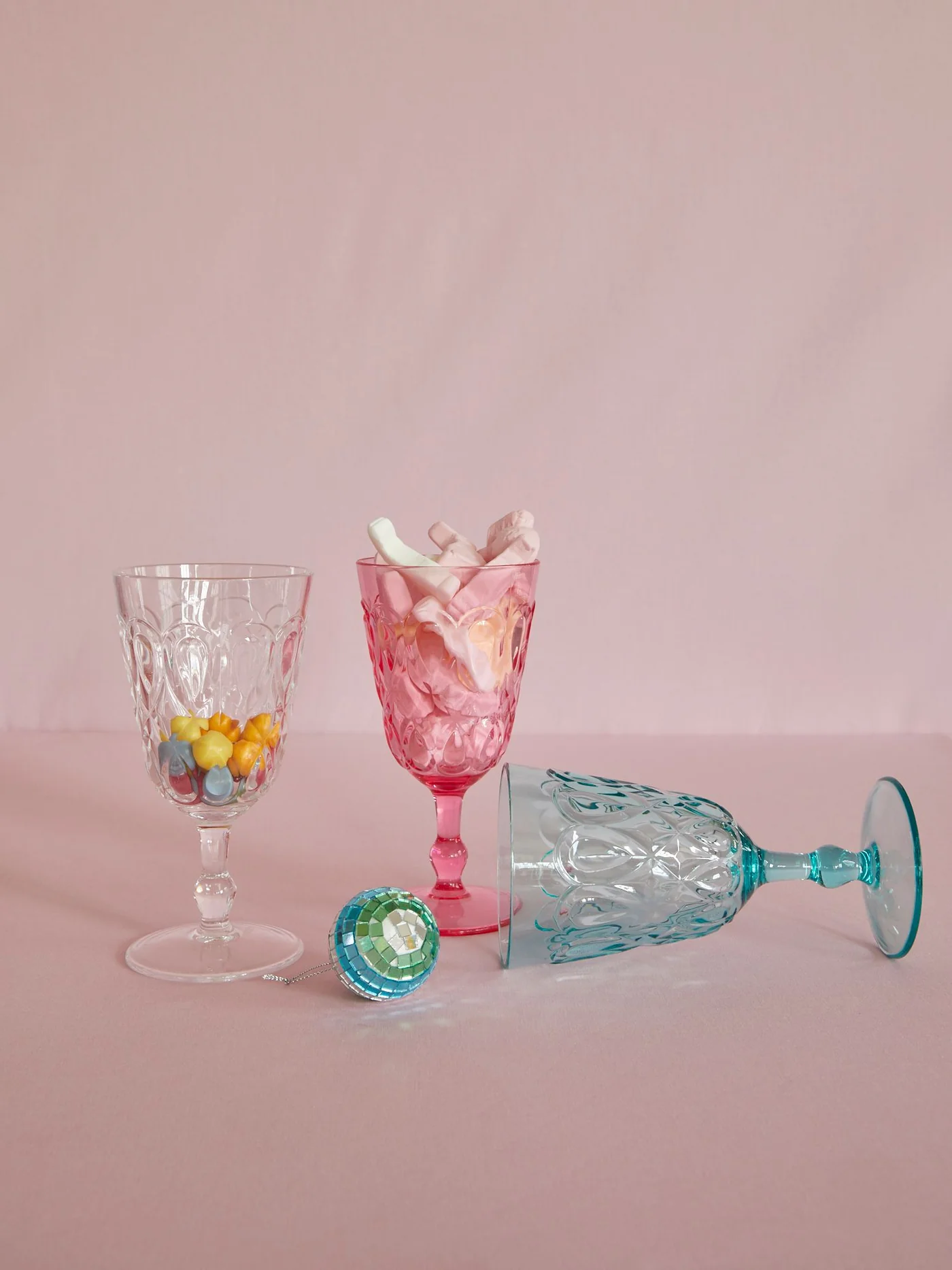 Rice Weinglas Acryl, Klar, 250 ml...toll für ein besonderes Picknick :-)