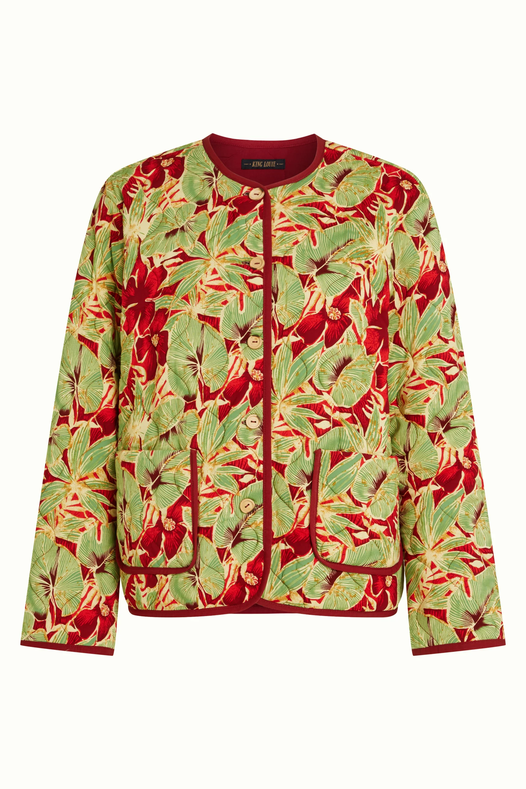 % King Louie Jiggy Jacket Rico, Fire Red , Jacke