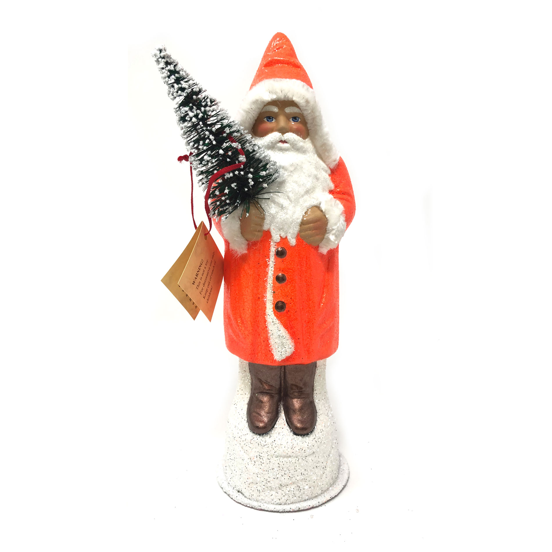 Ino Schaller Santa neon orange, Weihnachtsmann Nostalgie von Ino Schaller