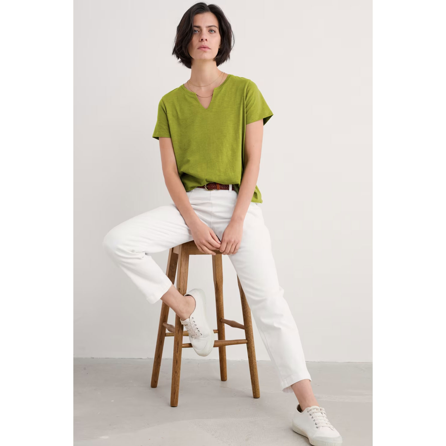 SEASALT CORNWALL Kellow T-Shirt in in GOTS-Certified Organic Cotton Jersey, Farbe Dark Citron