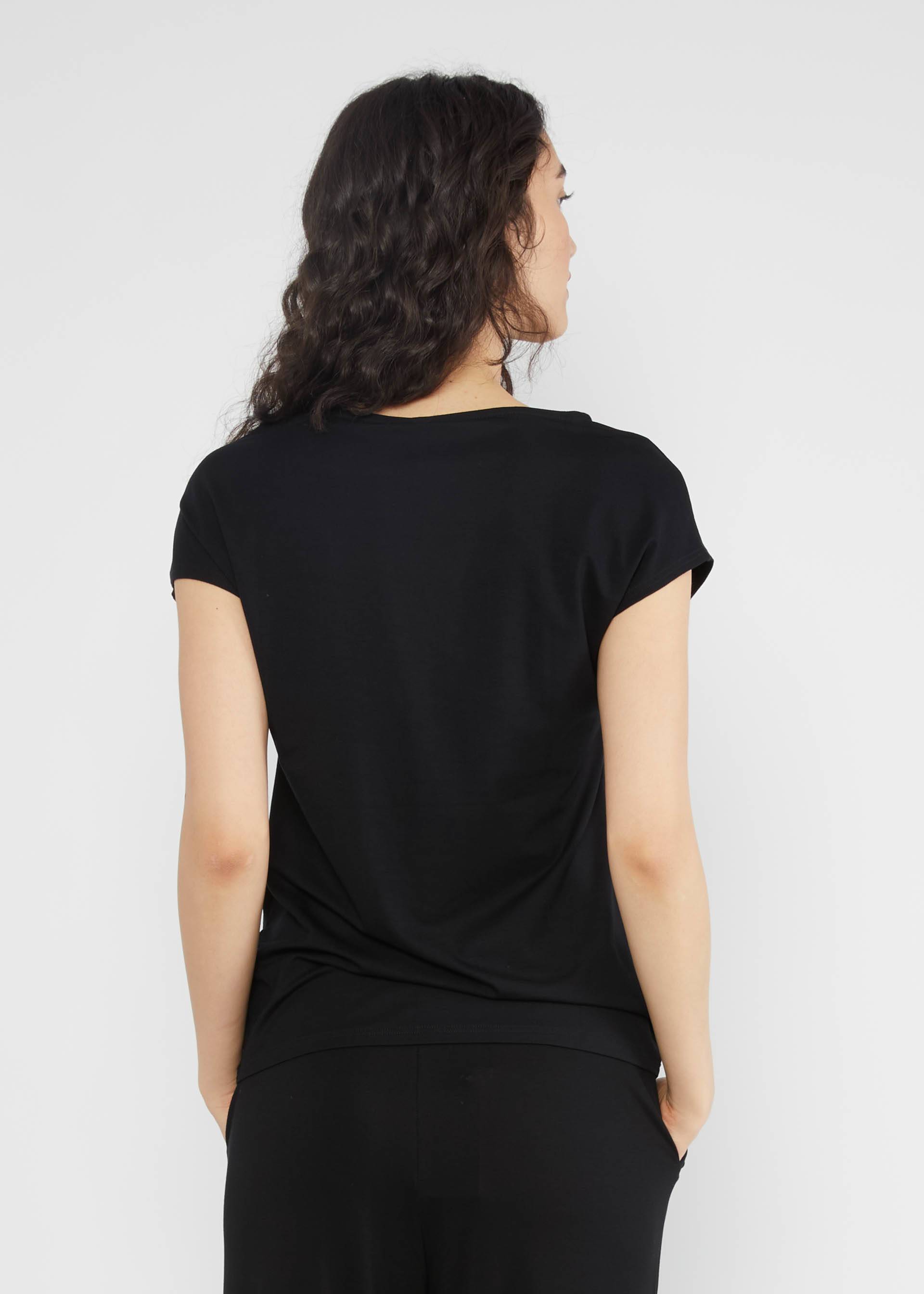 % Blutsgeschwister T-Shirt Breezy Flowgirl, Farbe:schwarz