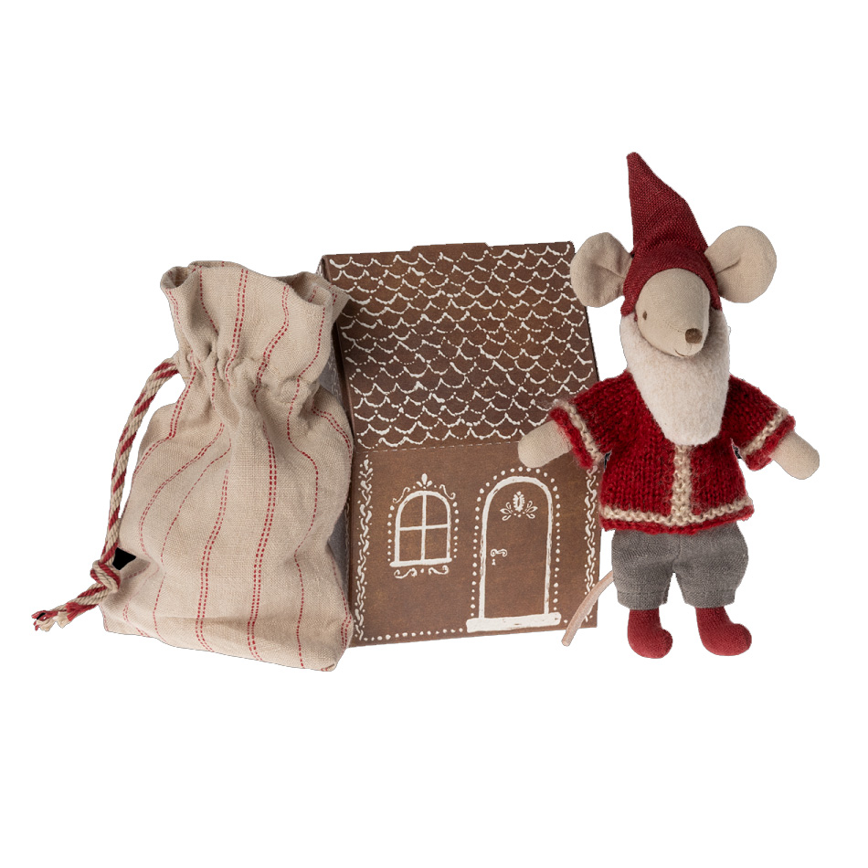 Maileg Santa Maus mit Haus, Maileg Santa mouse