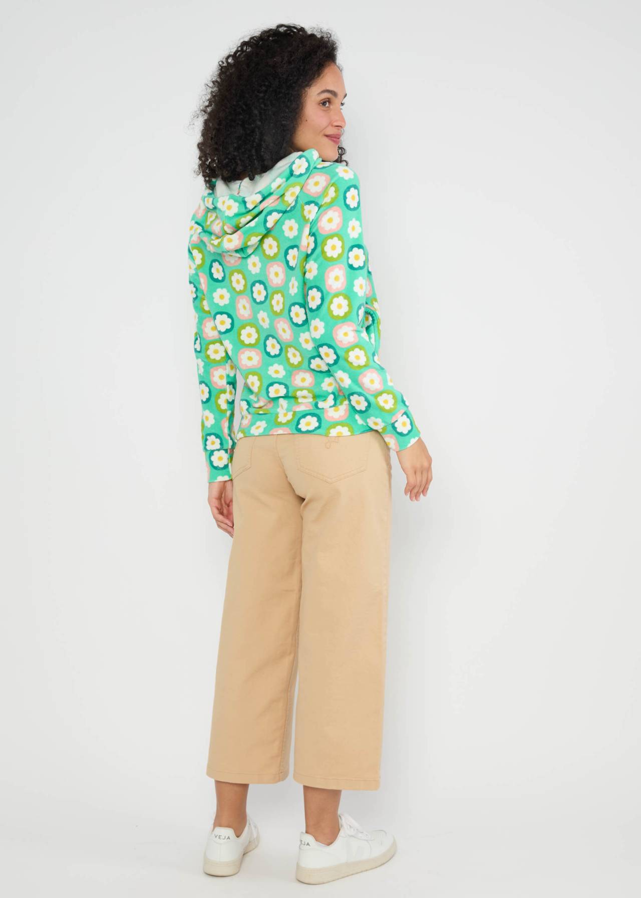 % Blutsgeschwister Hoodie Miracle of Wimbledon - fresh spring blossom, Frottee %