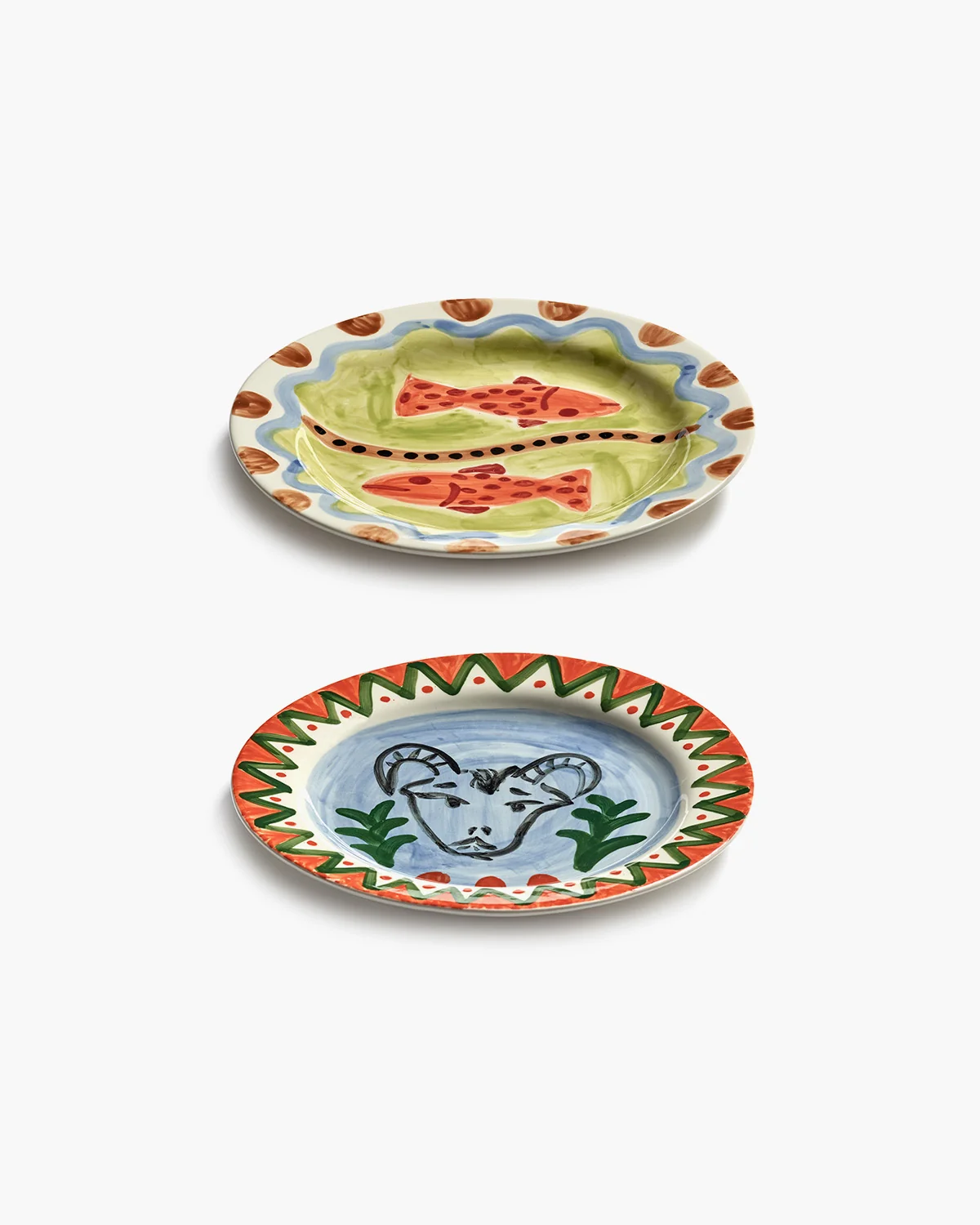 Santiago de Borja Speiseteller The Lovers 03, 2er Set,  Kollektion Santiago de Borja Tableware von Shurleey