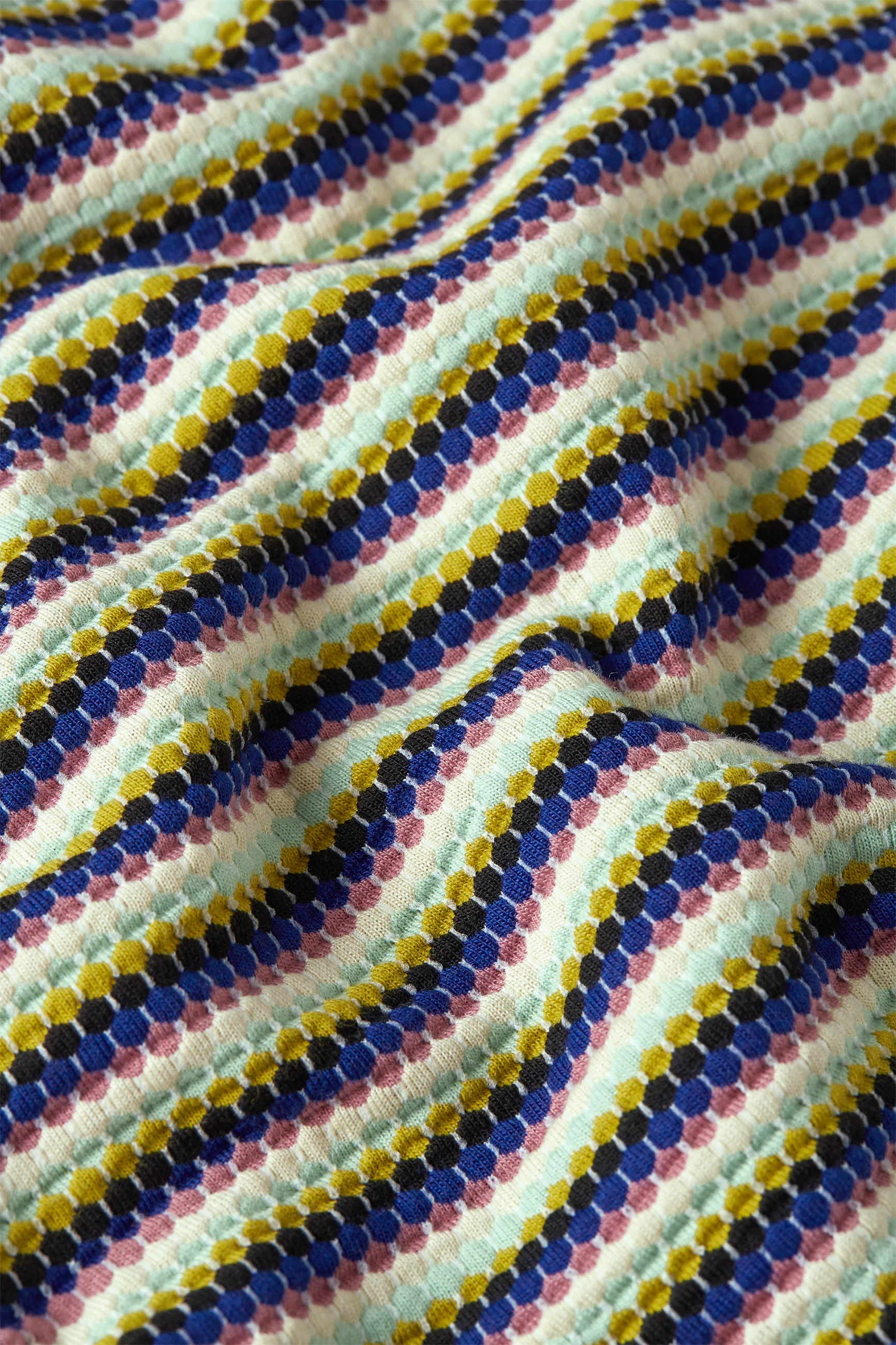 King Louie Juno Skirt Beebop Stripe, Farbe Black - Beebop Stripe, mittellanger Rock