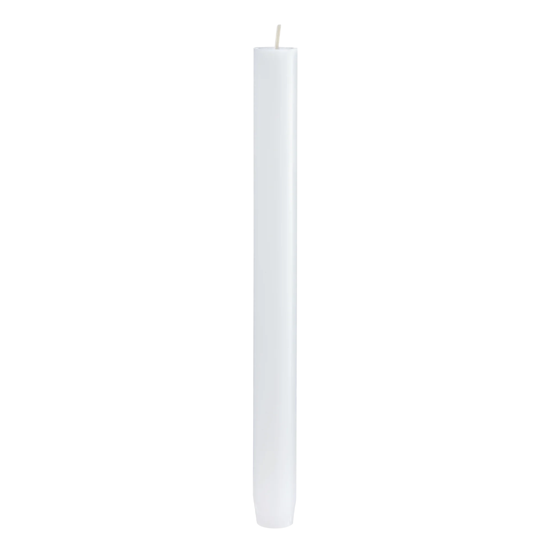 Engels Kerzen  Stabkerze gegossen, Größe D. 2,2 x H 24 cm Weiß