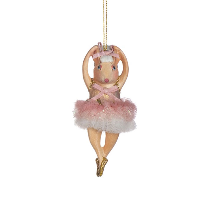 Ballerina Maus Bettina im Tütü, ca.11 cm  von  Catherine Collection / Goodwill     