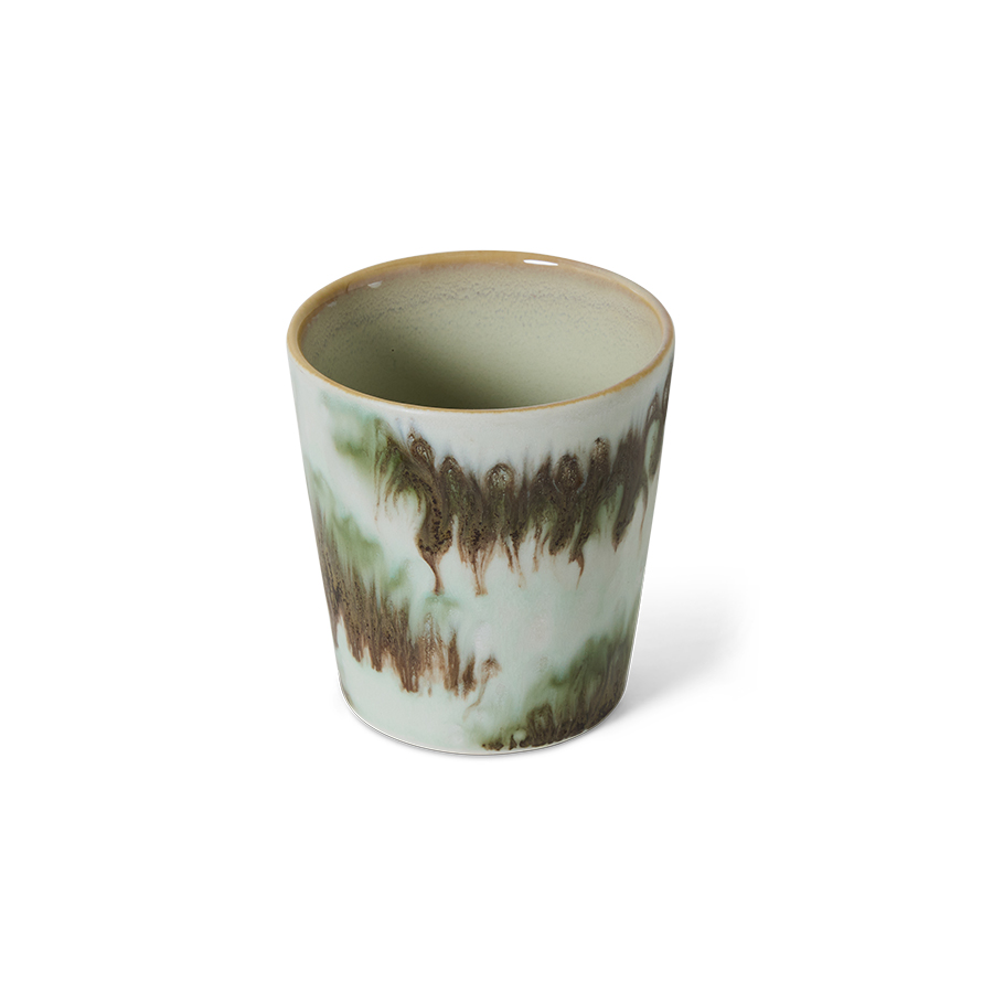HKliving 70's Kaffee Becher/coffee mug, TIDE