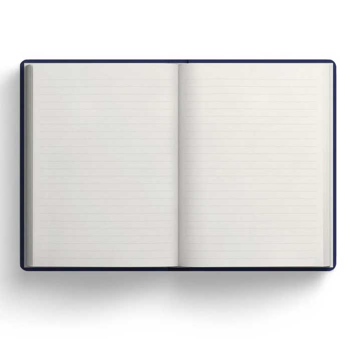 OH DEER Notizbuch Stripe Leopard A5 Premium Hardback Notebook, Streifen