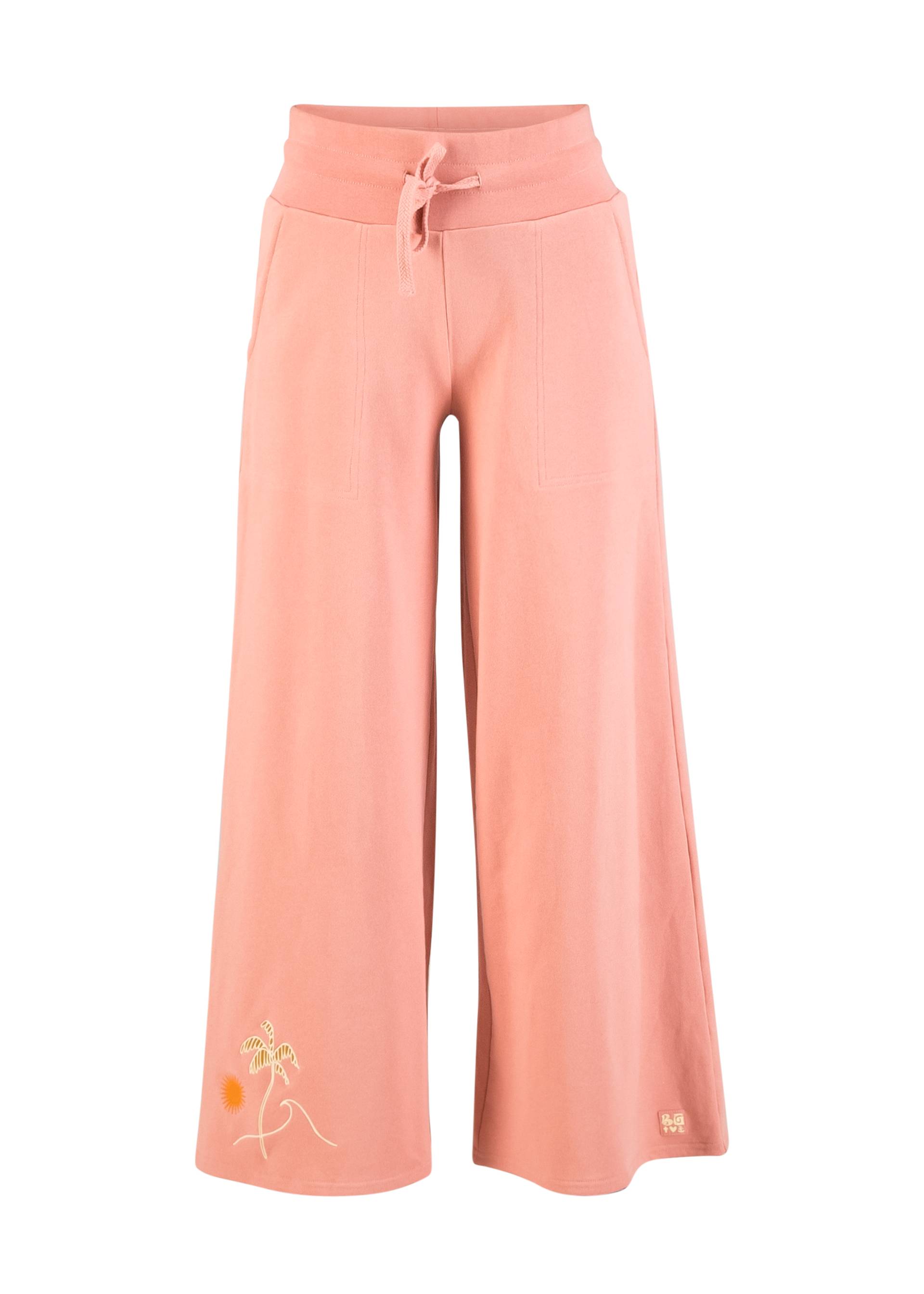 Blutsgeschwister Sweathose Treasure Trunks - happy beach palms pink