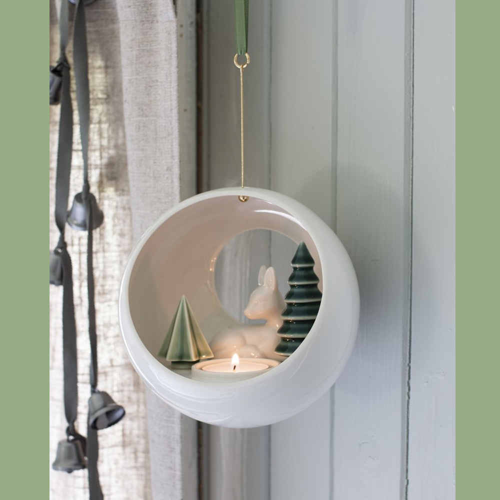 % dottir Nordic Design Winter Stories Fawn Hanging Votive