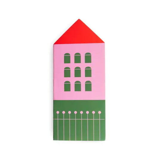 ORANGE NOTTING HILL NOTIZBUCH HF,Rosa-Grün, ca. 22 x 9 x 1 cm, 30 Seiten 