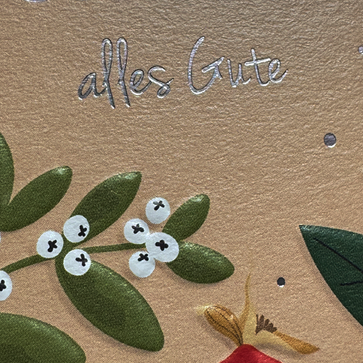 Doppelkarte Zum Geburtstag alles Gute (Blumen) Belly Button Design