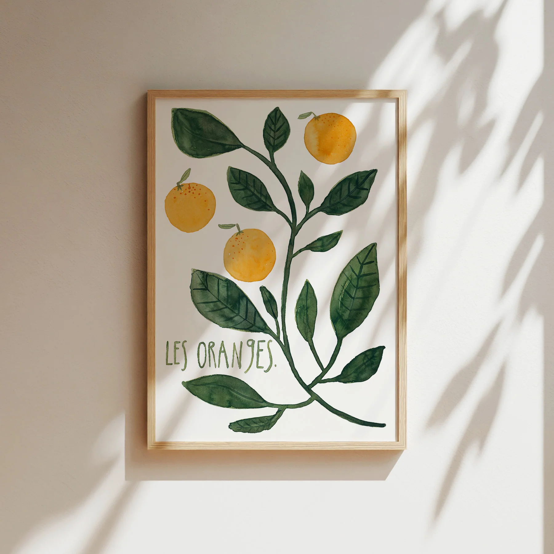 Leo La Douce Kunstdruck LES ORANGES, A3, Orangen