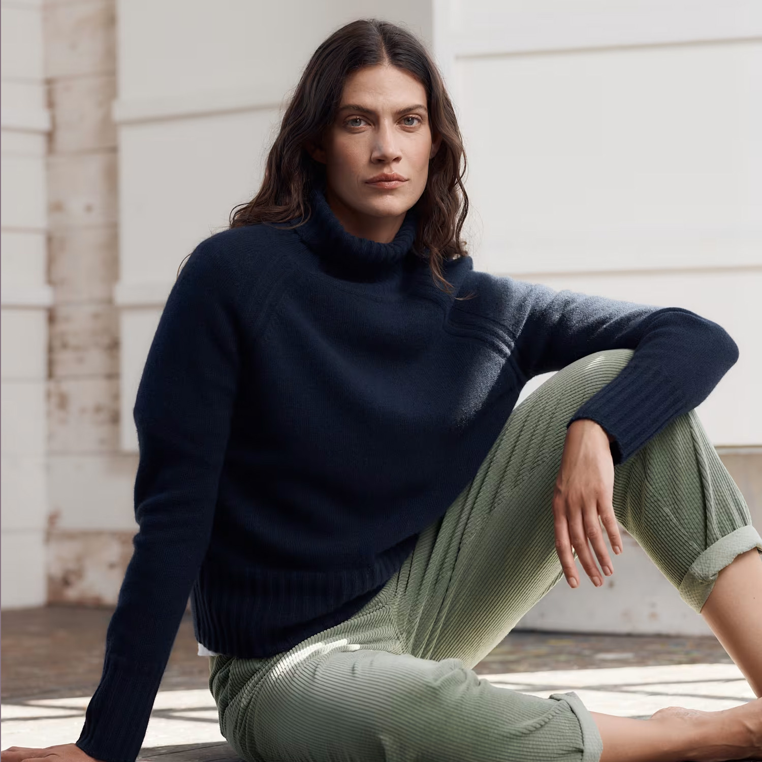 SEASALT CORNWALL Pullover Basset Cove Jumper Made With Merino Wool, Farbe: Maritime