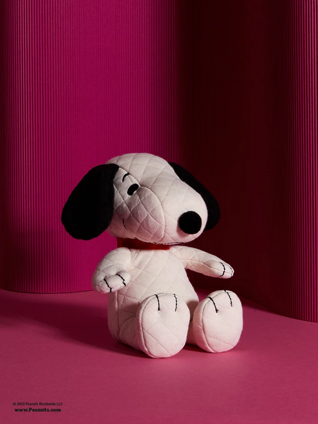 The Peanuts Snoopy Quilted Jersey in Geschenkbox, Creme , ca. 17 cm 