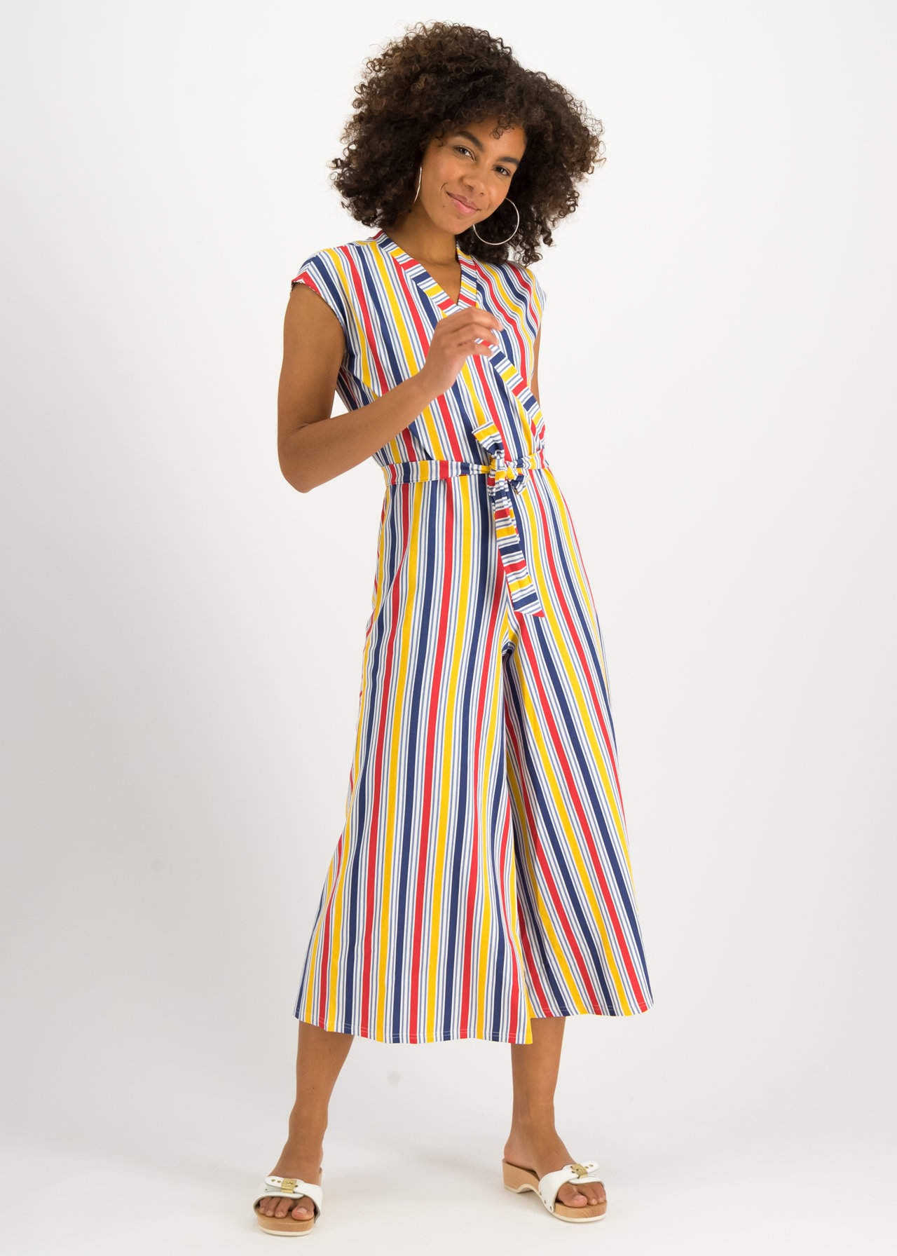 Blutsgeschwister Jumpsuit Hello Fritjes Culotte, strisce colorate Blutsgeschwister Jumpsuit Hello Fritjes Culotte, strisce colorate