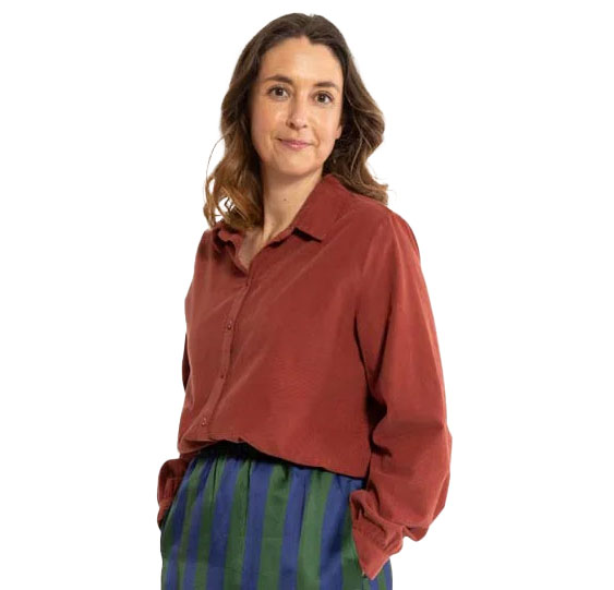 Danefae Danerosemary Cord Hemd Farbe: Swedish Red