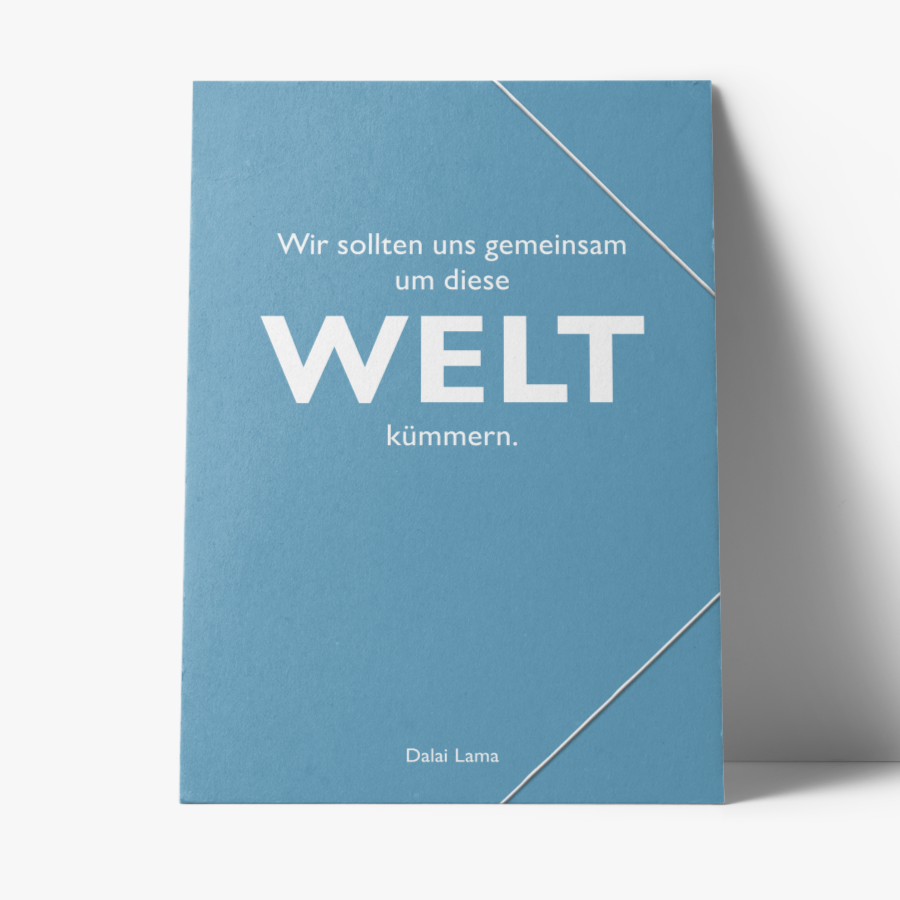 Sammelmappe " Welt", Dalai Lama  von Cedon , A4