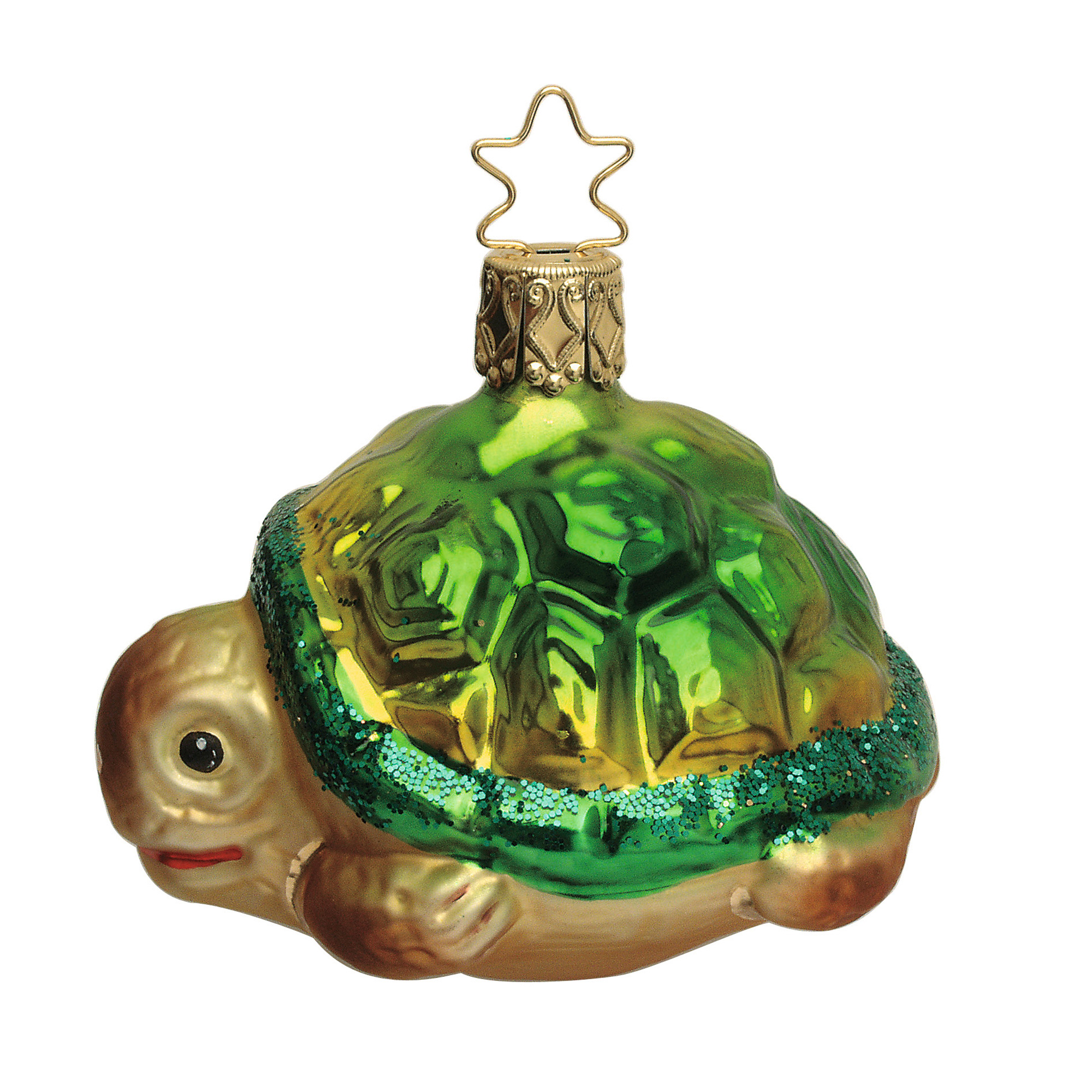 Inge Glas Schildkrötenbaby Weihnachtsbaumschmuck , ca. 7 cm