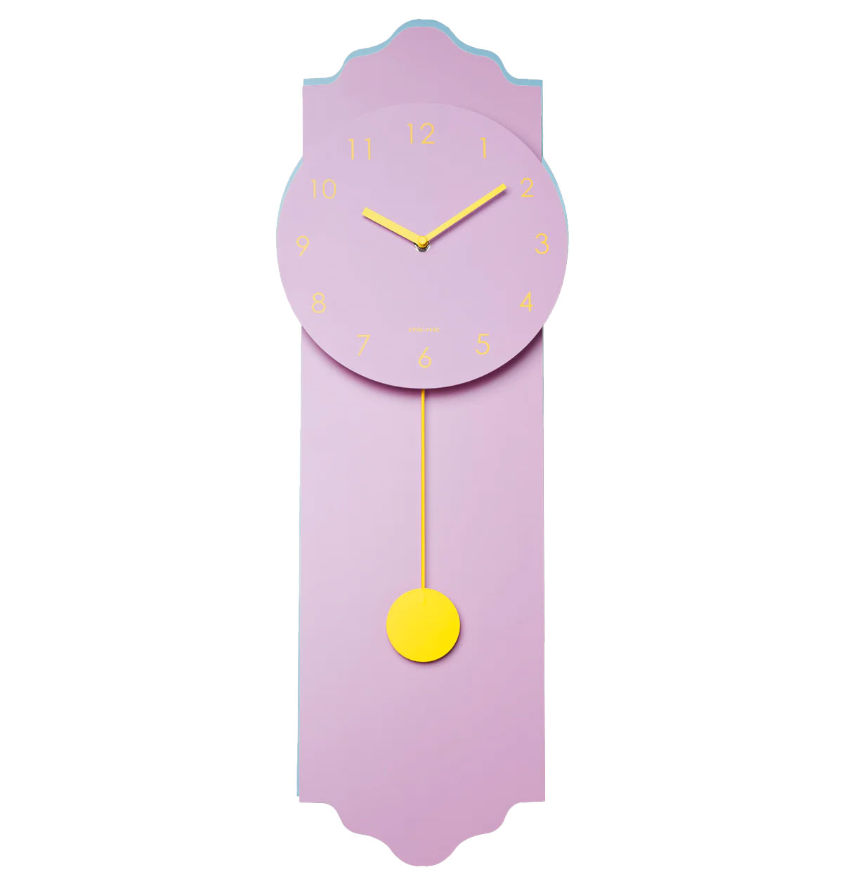 Moderne Pendeluhr, modern pendulum clock - time to remember, flieder