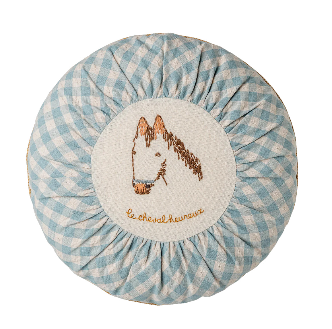 Maileg Kissen Rund klein mit Pony, D. ca. 26 cm