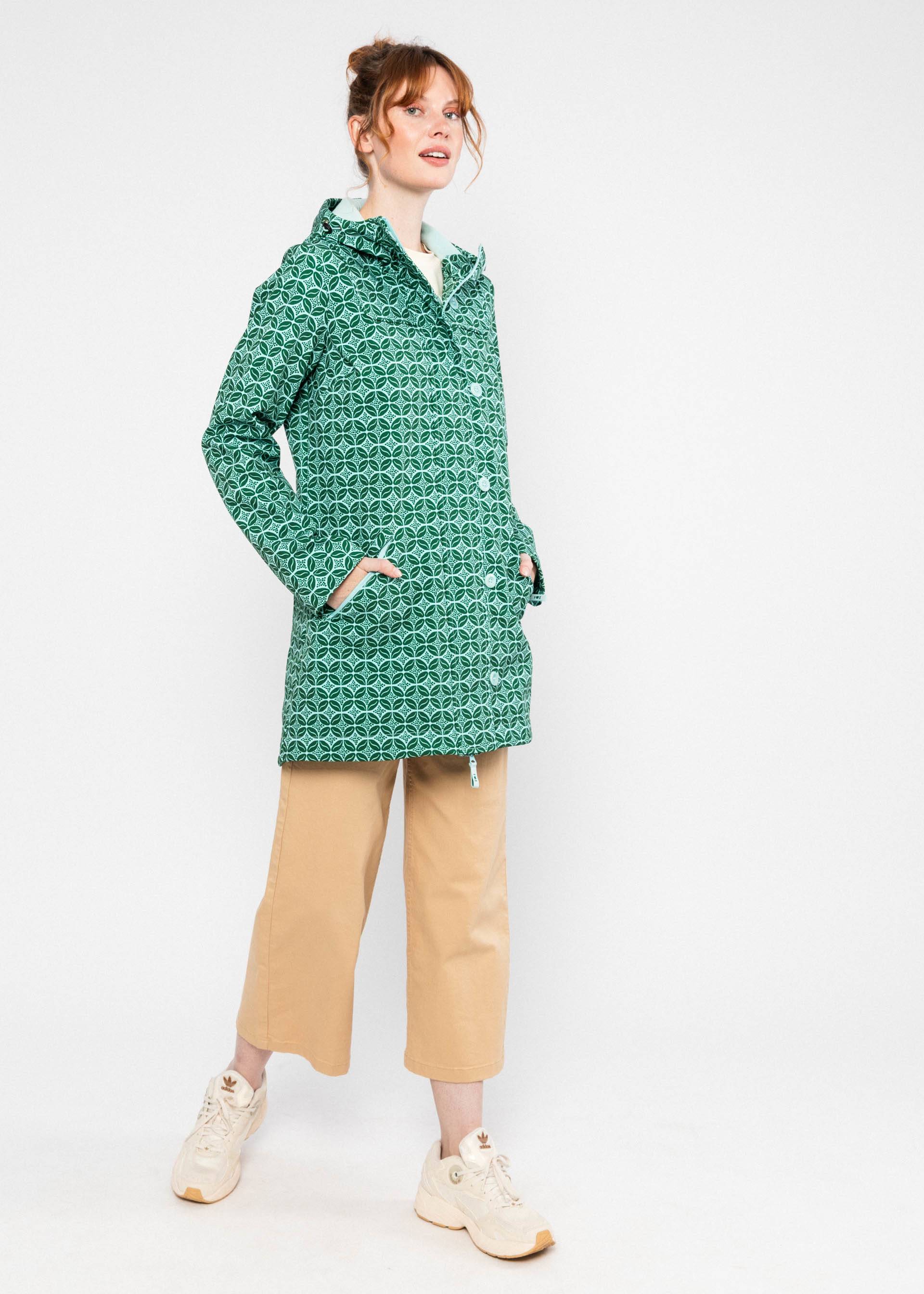 Blutsgeschwister Softshelljacke Wild Weather - moonlit bloom, Grün