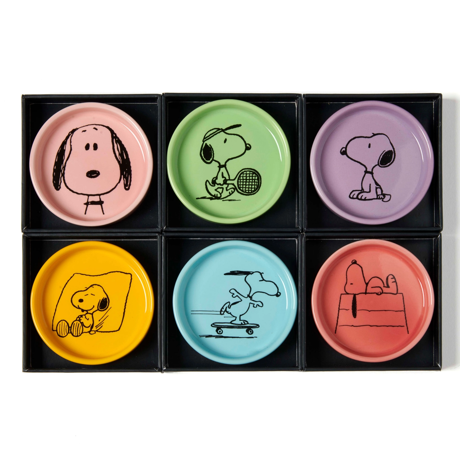 The Peanuts kleine Schale VISAGE, Snoopy Pin Dish, D. ca.8 cm, rosa