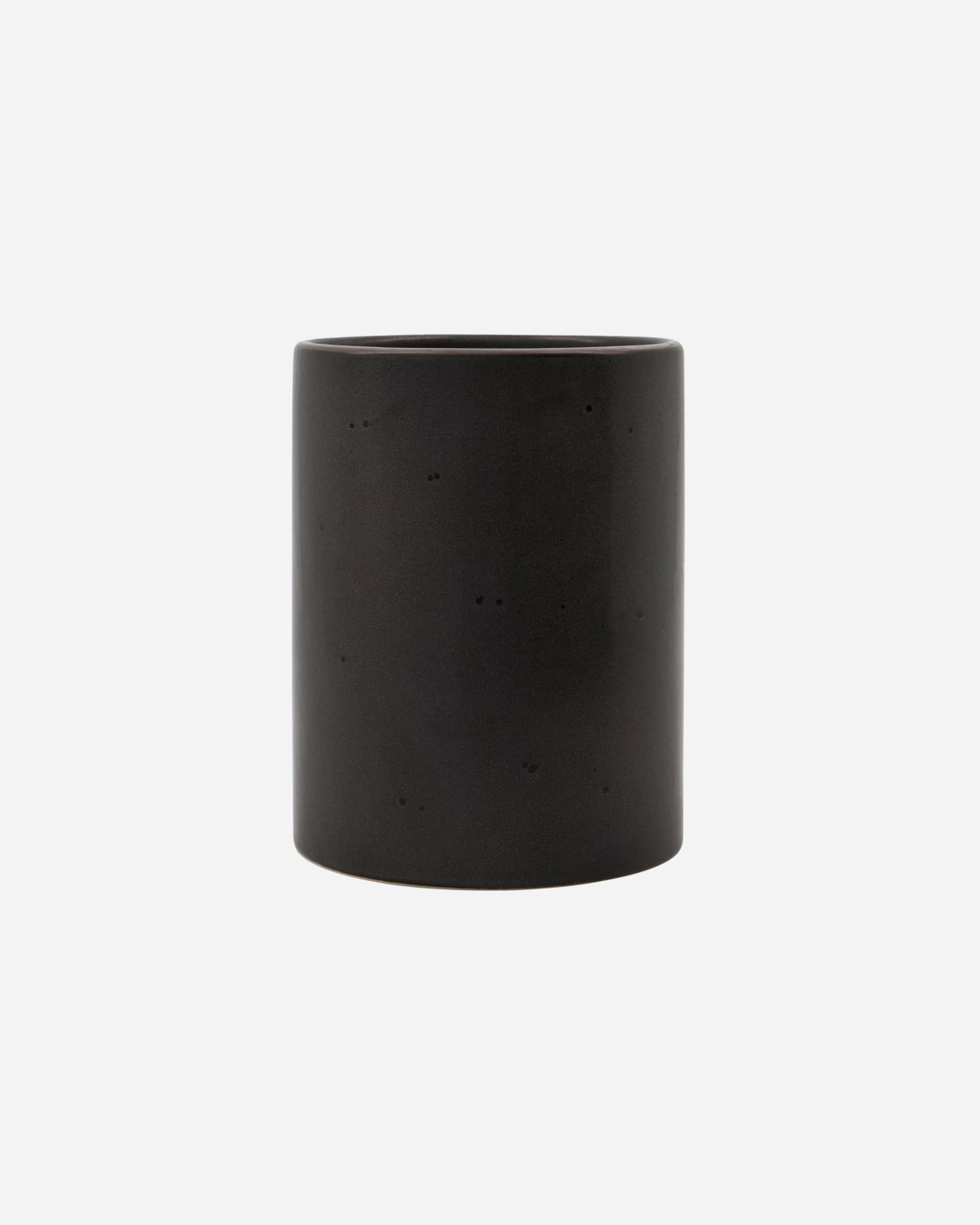 % House doctor RUSTIC  Dunkelgrau Utensilo/Krug  von House Doctor , D. ca. 12 cm x 15 cm