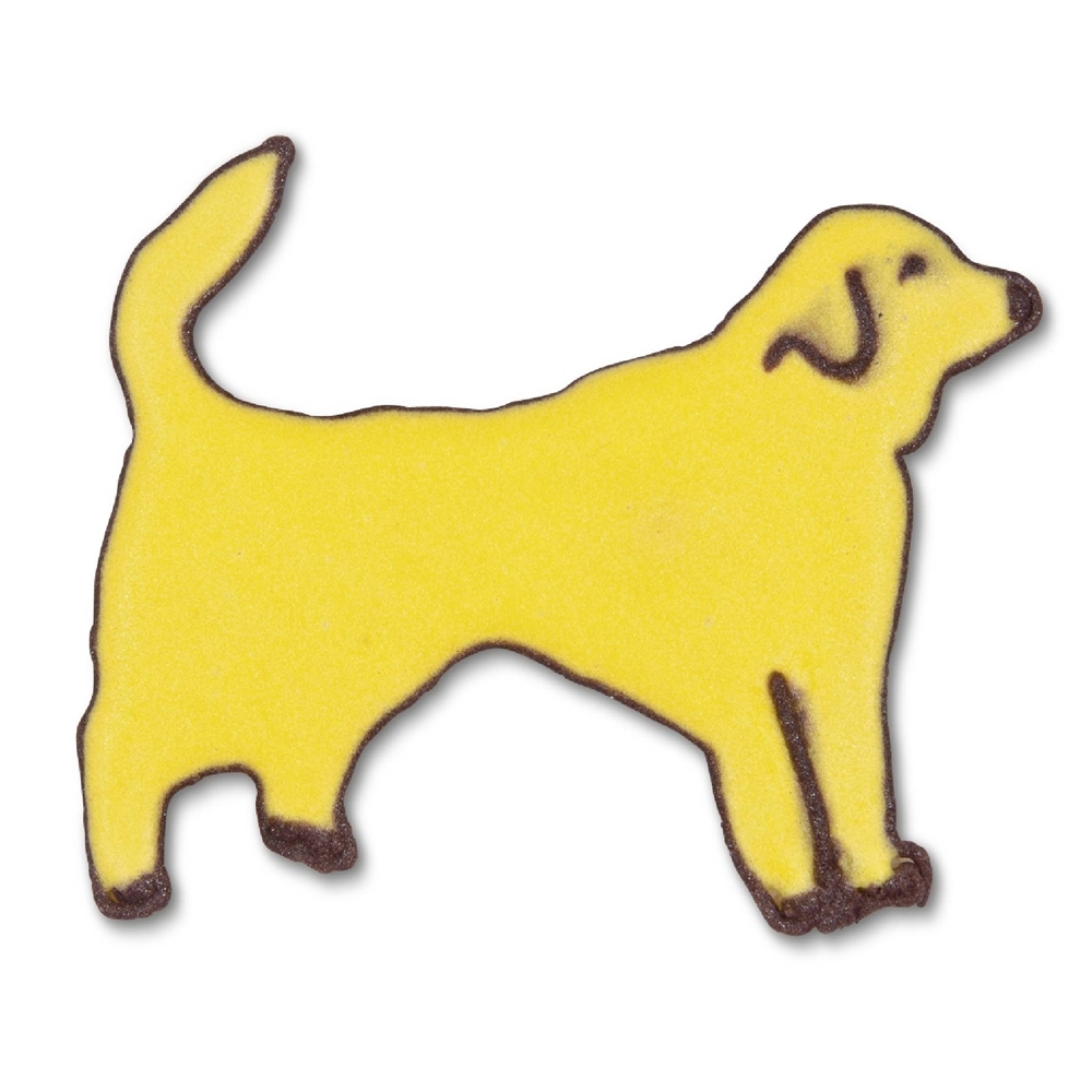 Ausstecherle Golden Retriever 8 cm   von Städter, Prägeausstecher, Plätzchen Backen  Hund