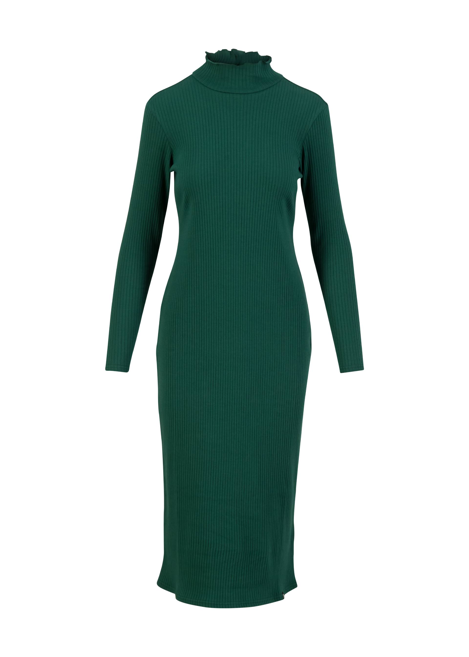 % Blutsgeschwister Midikleid The Bodyconscious - emerald dahlia green