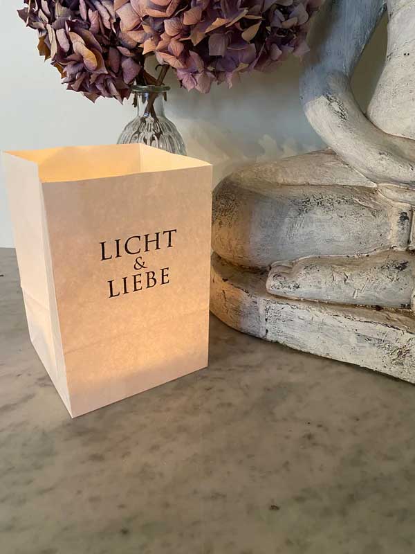 Wunderwort Lichttüte "Licht & Liebe"