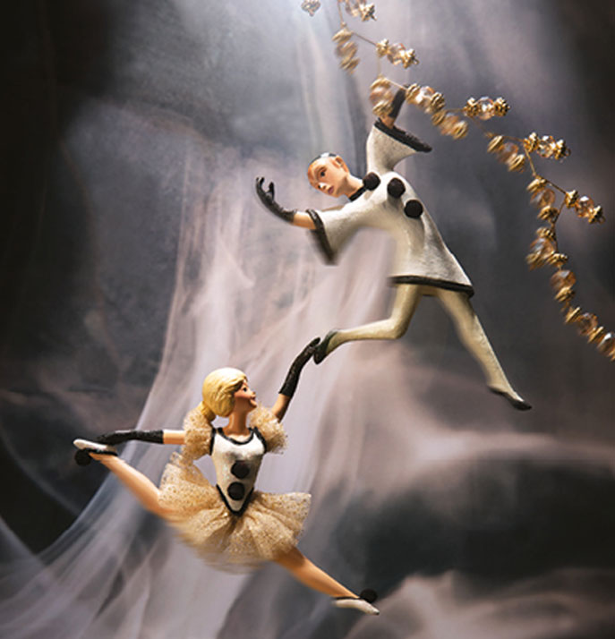 Weihnachtsschmuck " Pierrot" Ballet Tänzer , ca.15 cm von Catherine Collection / Goodwill Zirkus Weihnachtsschmuck " Pierrot" Ballet Tänzer , ca.15 cm von Catherine Collection / Goodwill Zirkus