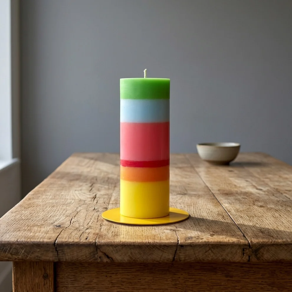 Kerzenteller Big POP Gelb von not the girl who misses much