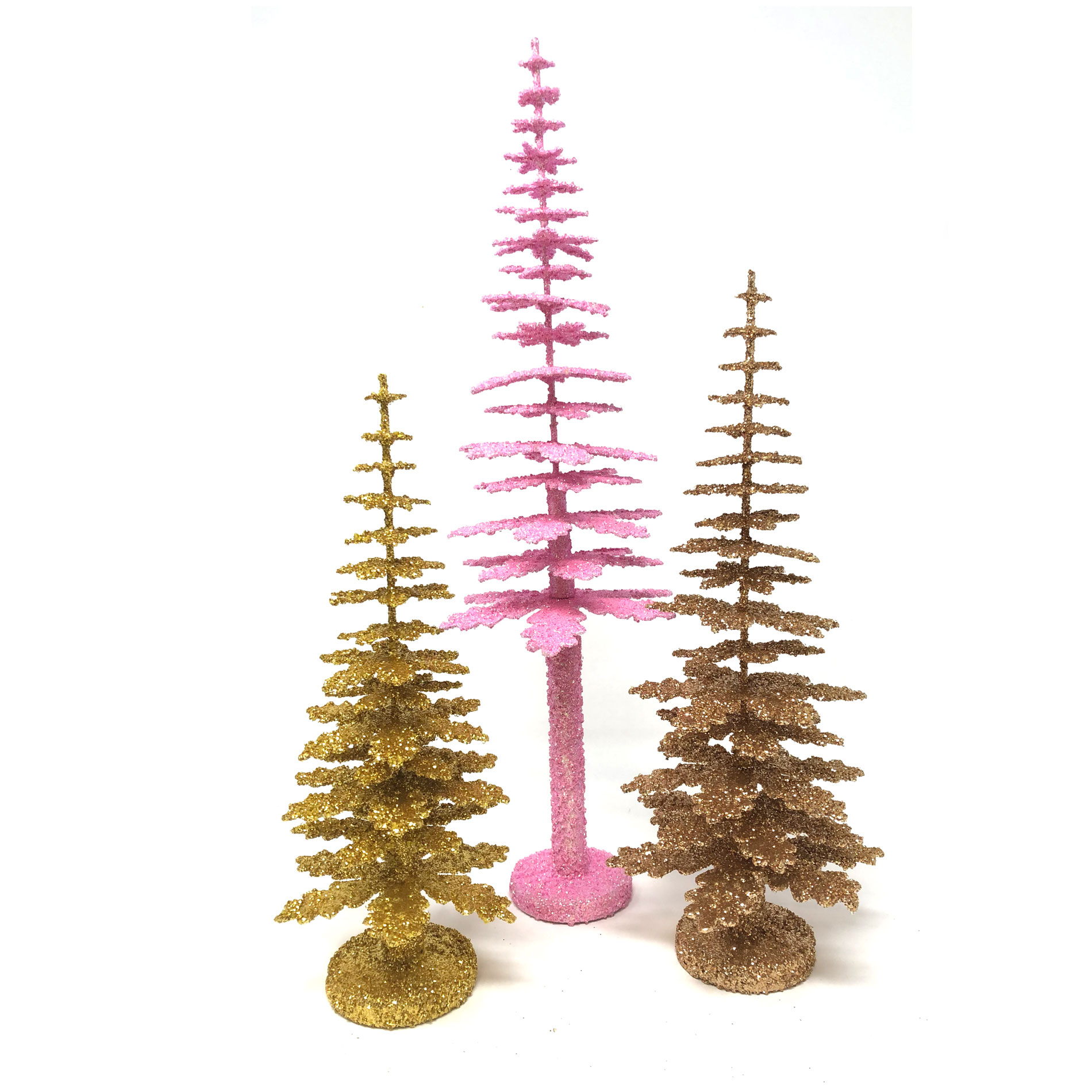 Ino Schaller Weihnachtsbaum Pink Glitzer H.ca. 40 cm von Ino Schaller