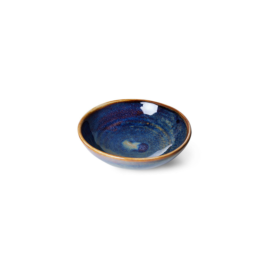 HKliving Chef ceramics: Schale klein/small dish, rustic blue