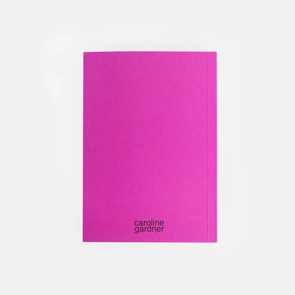 Caroline Gardner Notizbuch, Fuchsia Pink 'Reflections' A6 Softback Notebook