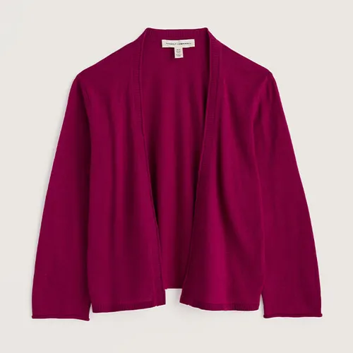 SEASALT CORNWALL Vanessa Strickjacke aus GOTS-zertifizierter Bio-Baumwolle, Farbe: Dark Freesia