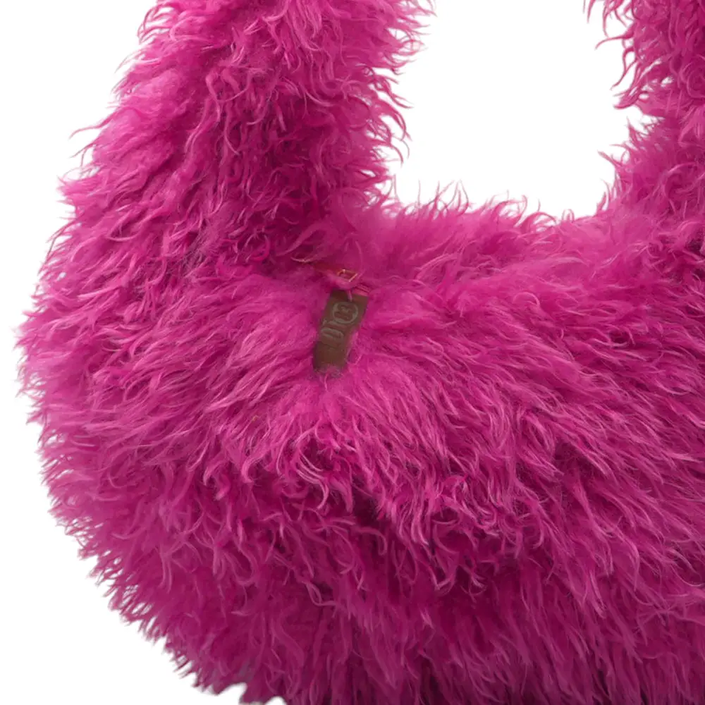 LOT83 Beutel Wuschel Nr. 10, rund, pink 1
