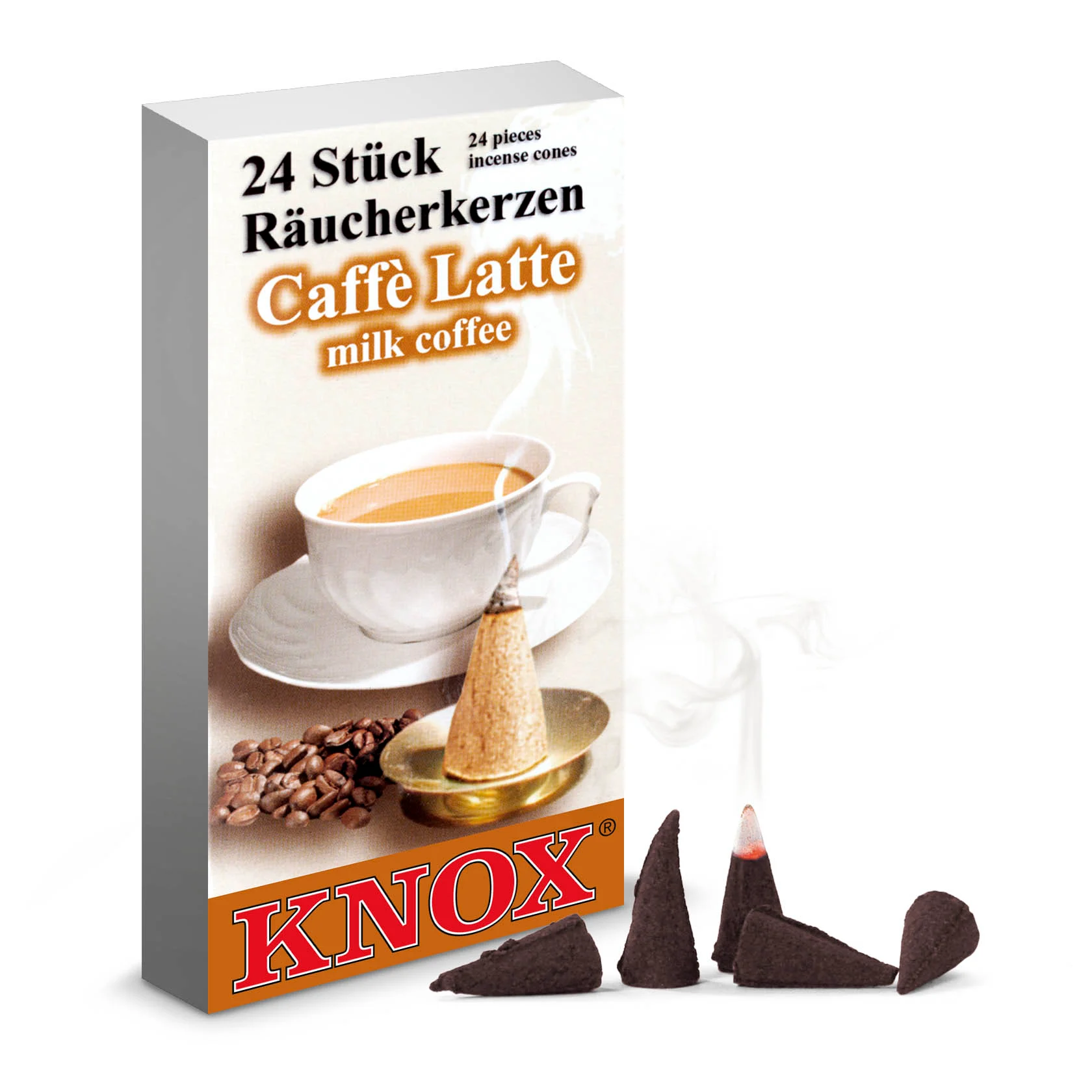 Knox Räucherkegel Café Latte, 24 St