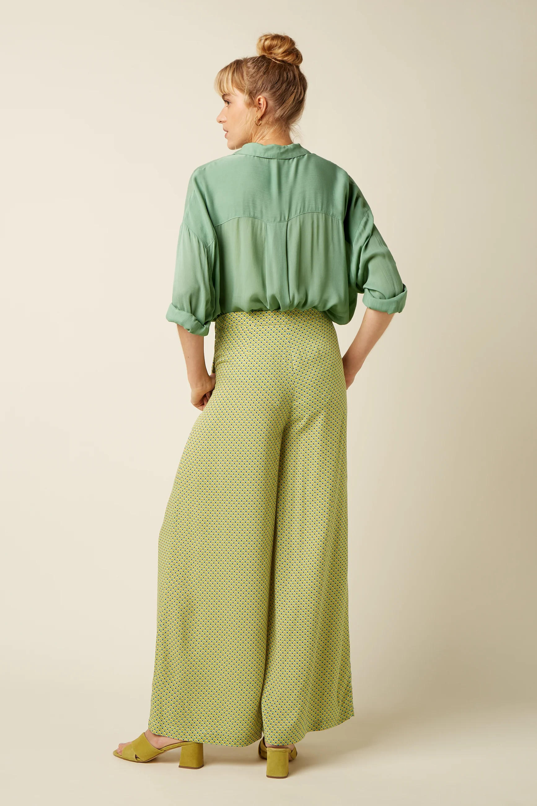 King Louie Antonia Pants Dover , Hose, Farbe Spring Yellow - Dover