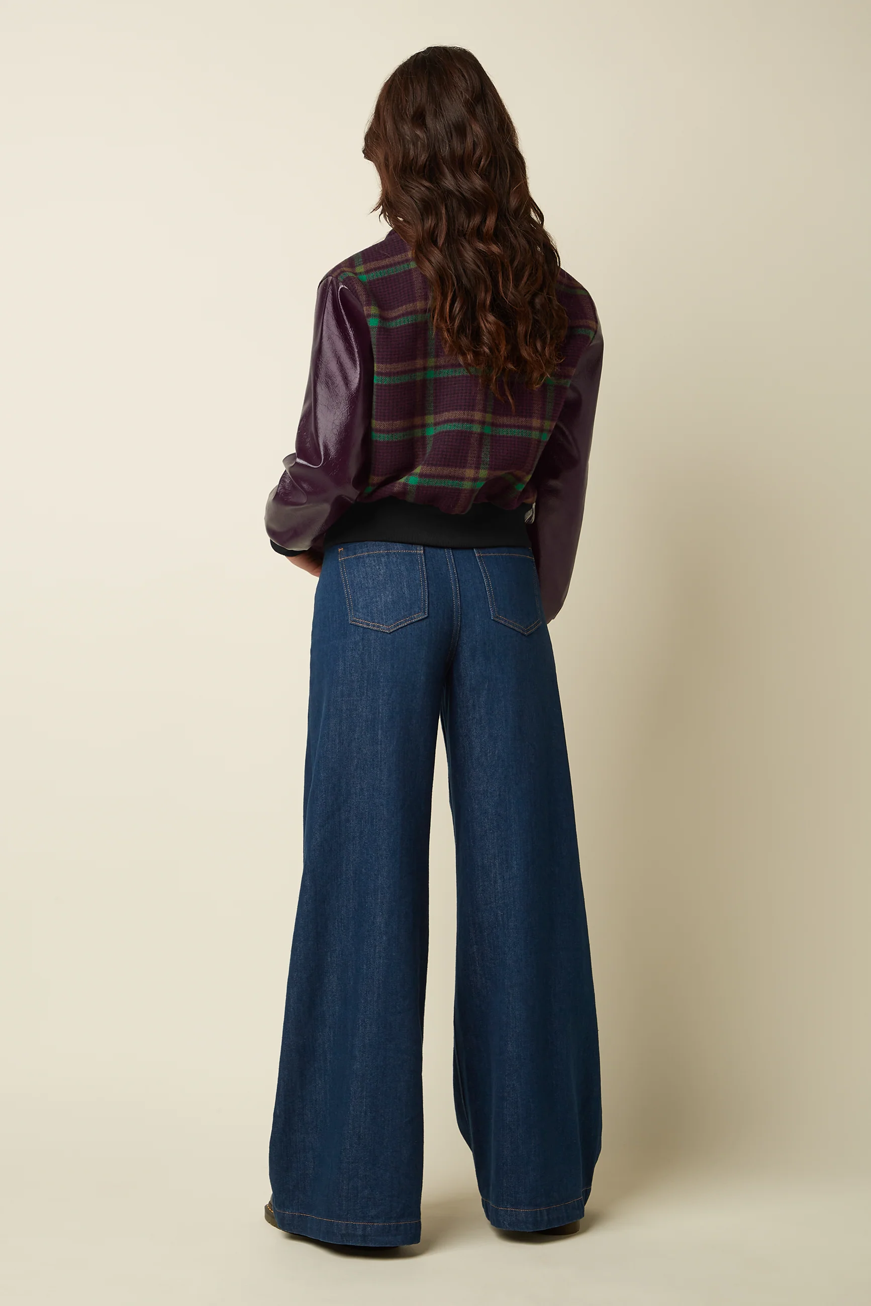 Billie Baseball Jacket Vera Check, Größe 40