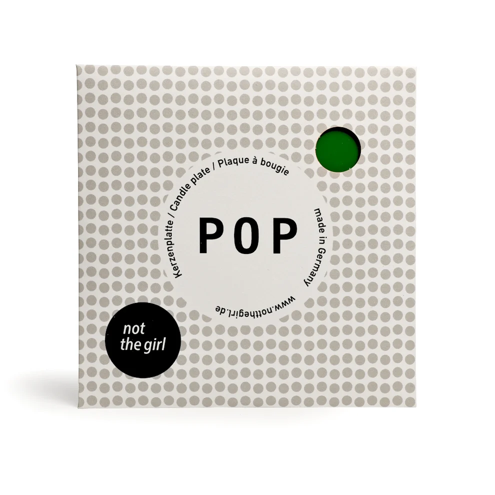 Kerzenteller Big POP Smaragd von not the girl who misses much