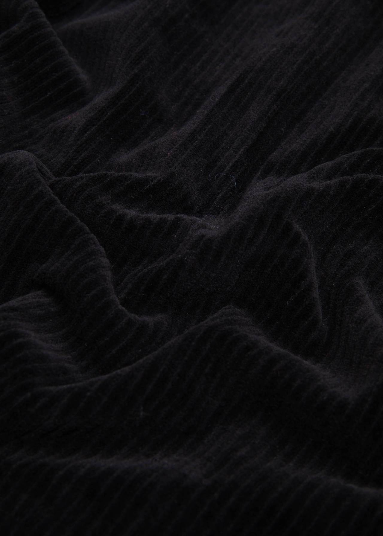 % Blutsgeschwister Jolly Zip up Jacke - fine needle black