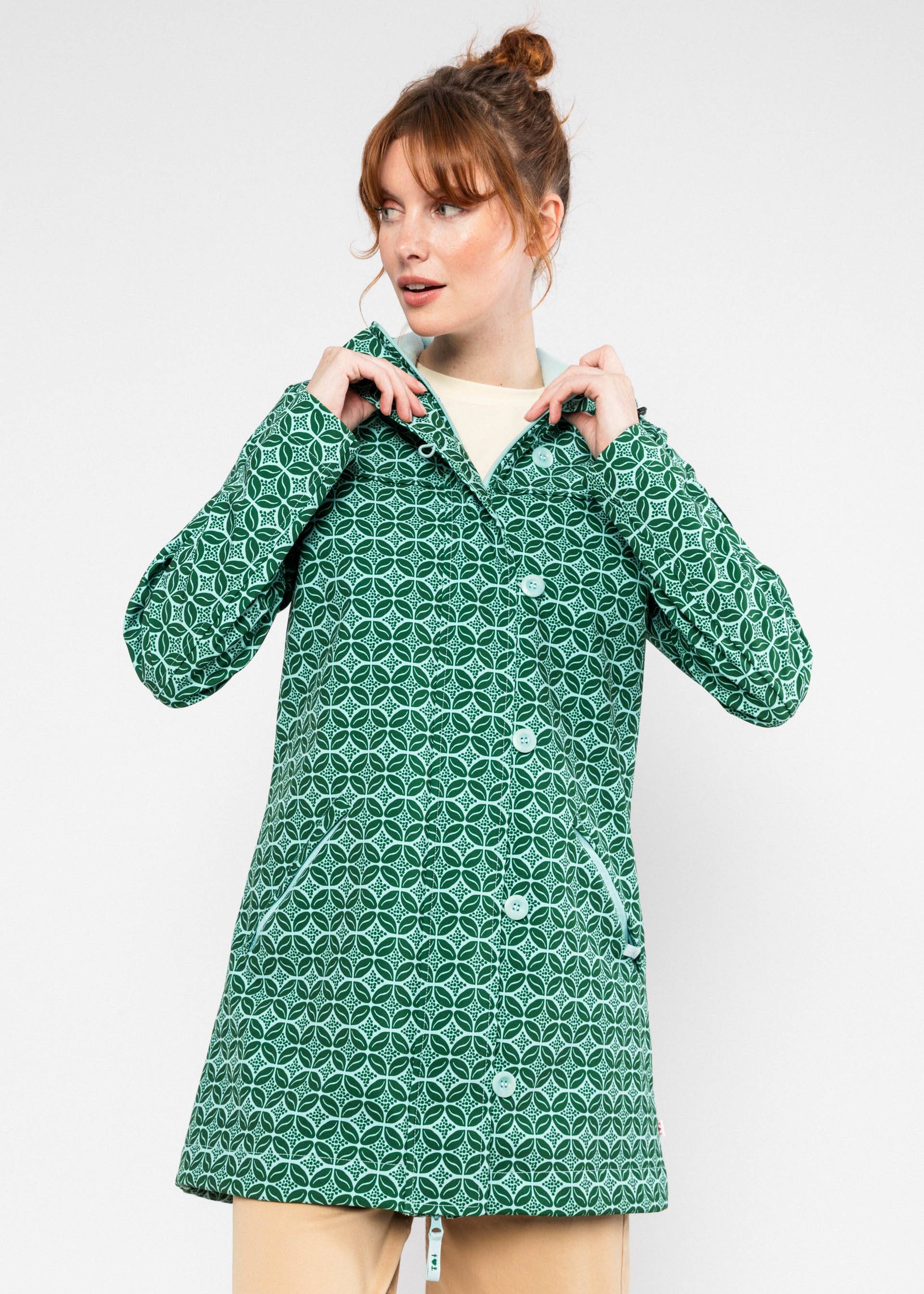 Blutsgeschwister Softshelljacke Wild Weather - moonlit bloom, Grün